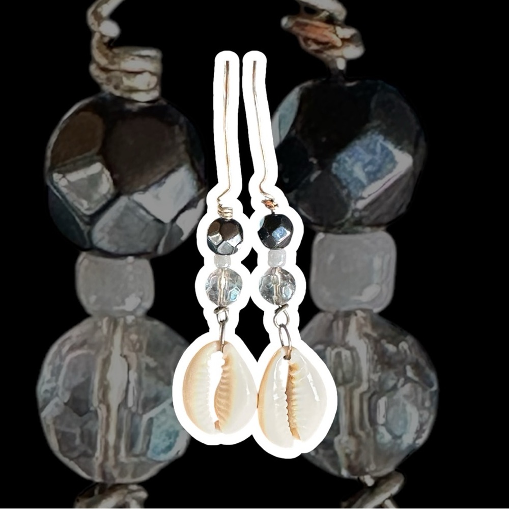 Cowries Blue Bliss Earrings